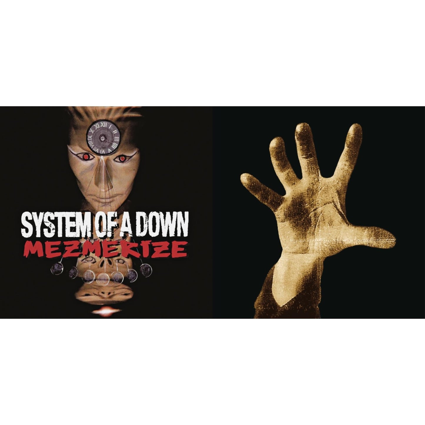 System Of A Down - System Of A Down (140G) & Mezmerize (140G) - LP Vinyl Bundle
