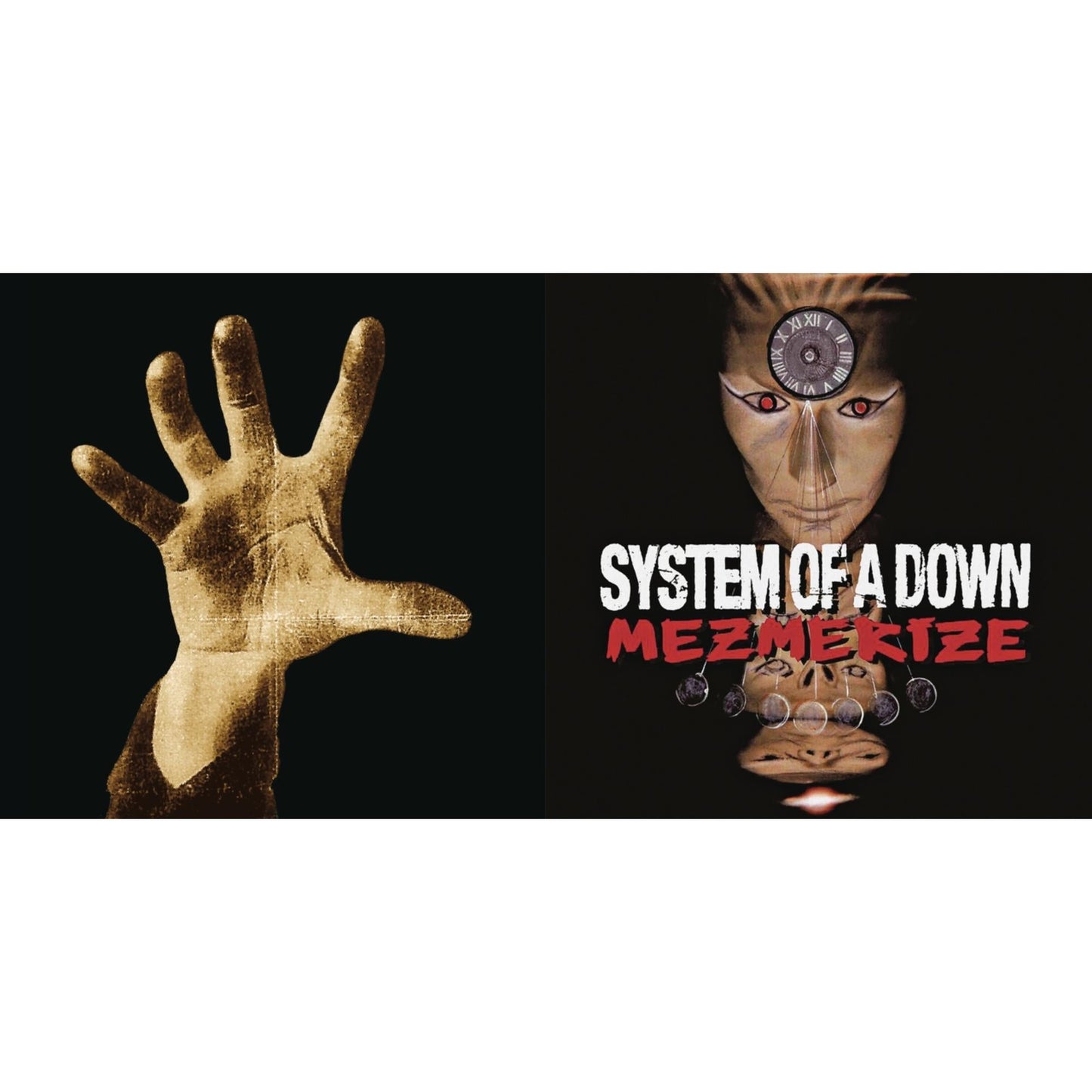 System Of A Down - System Of A Down (140G) & Mezmerize (140G) - LP Vinyl Bundle