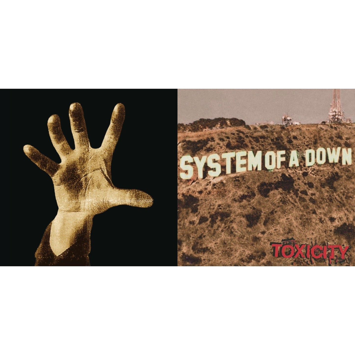 System Of A Down - System Of A Down (140G) & Toxicity (140G) - LP Vinyl Bundle
