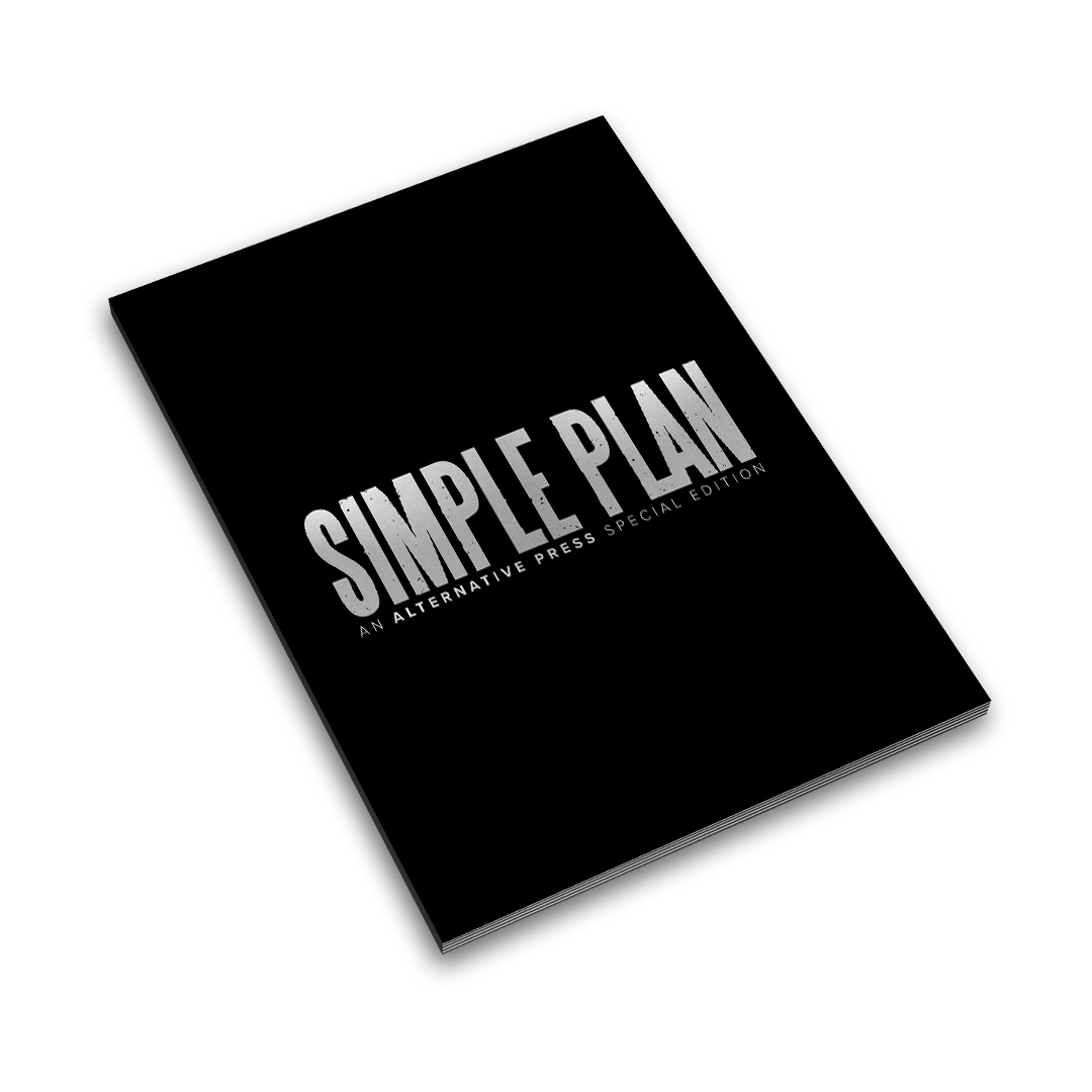 Simple Plan ‘No Pads, No Helmets...Just Balls’ LP (Limited Edition – Only 700 Made, Red White Splatter Vinyl) + Special Collector's Edition Deluxe Magazine