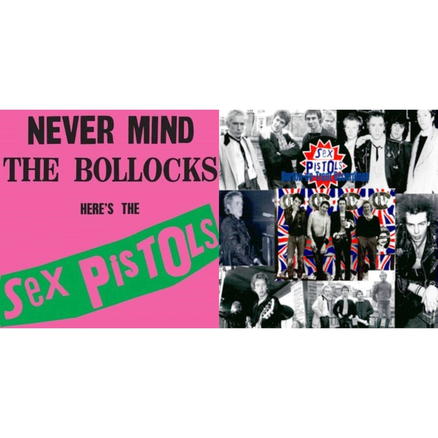 Sex Pistols - Never Mind The Bollocks: Here's The Sex Pistols & Burton On Trend Recordings Live At The 76 Club - LP Vinyl Bundle