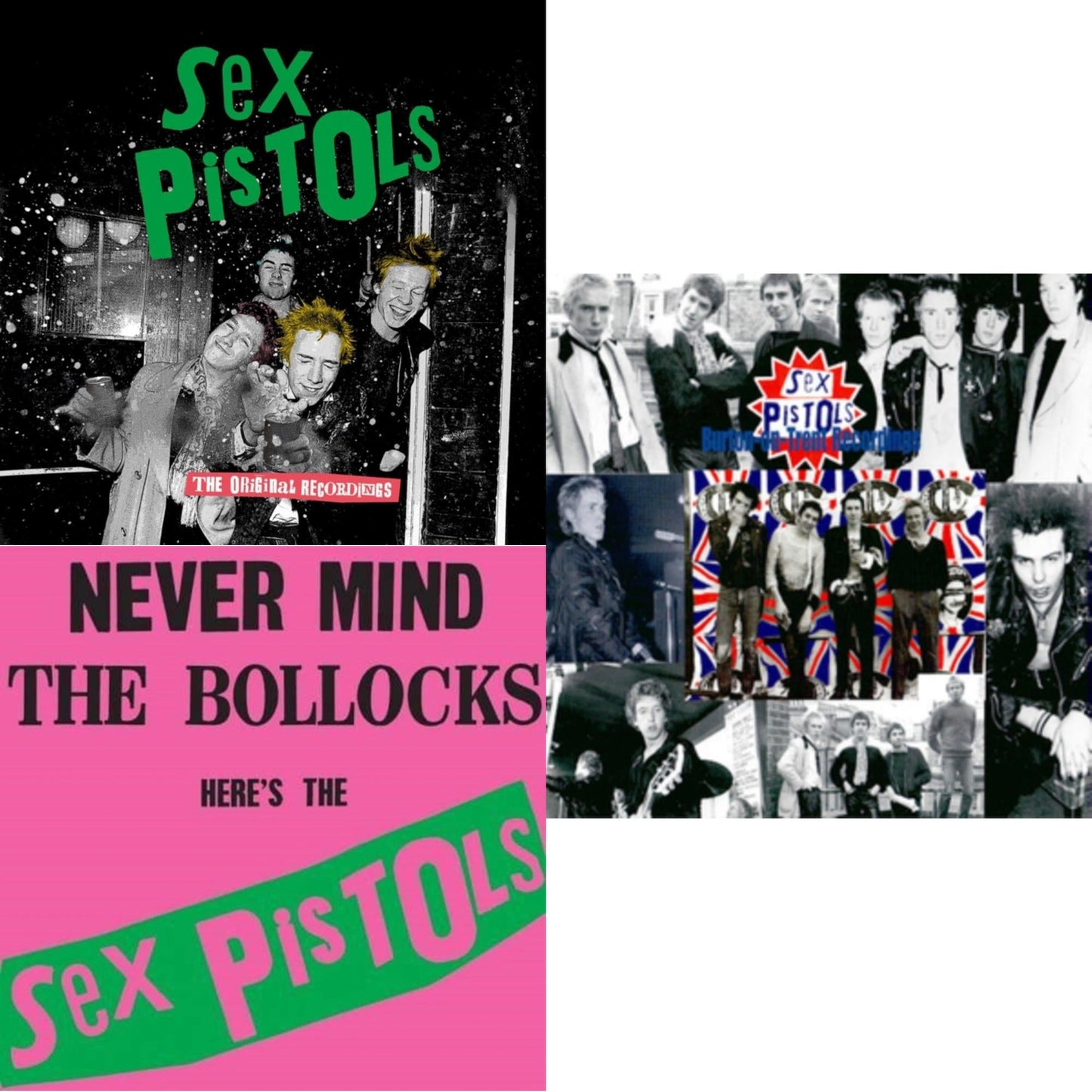 Sex Pistols - Original Recordings (2LP) & Never Mind The Bollocks: Here's The Sex Pistols & Burton On Trend Recordings Live At The 76 Club