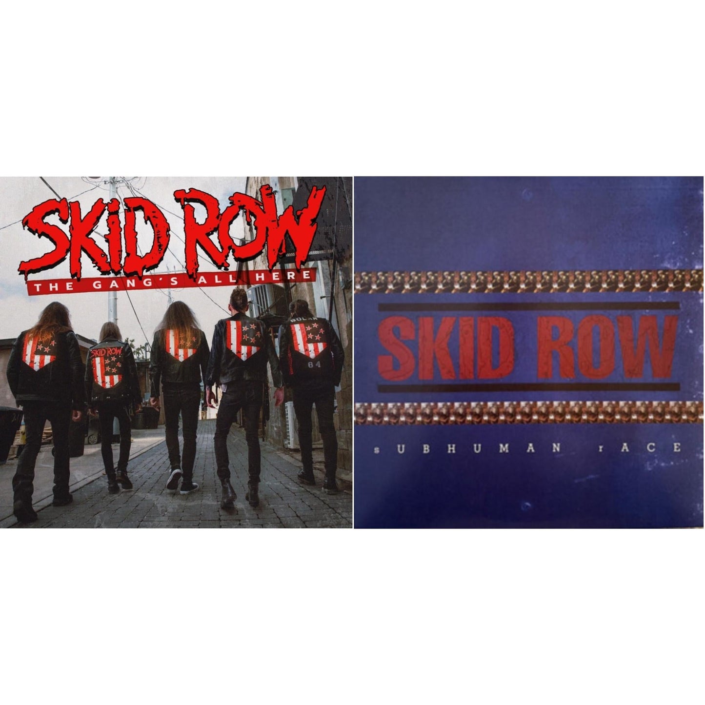 Skid Row - Gang's All Here (Limited/White LP Vinyl) & Subhuman Race (2LP)