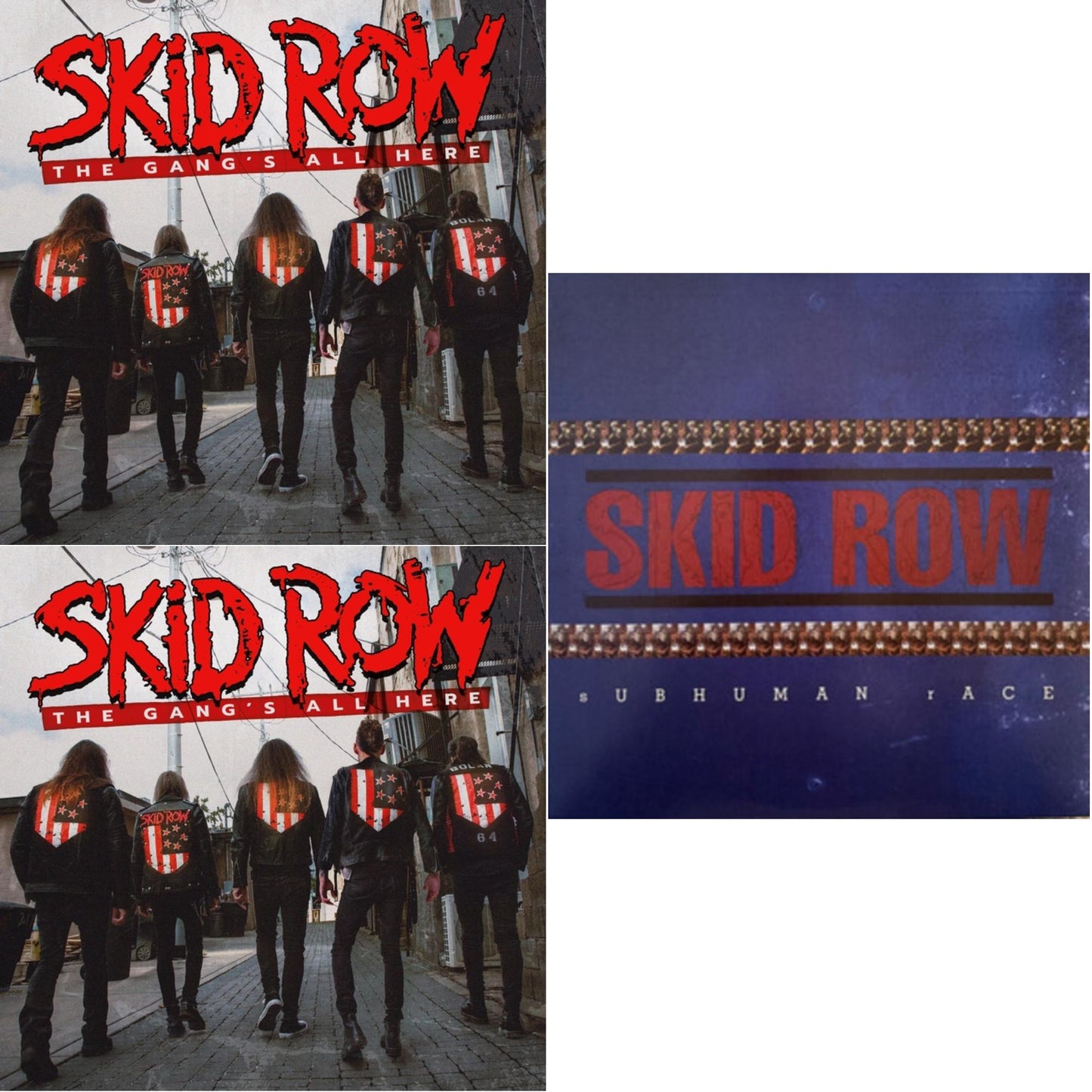 Skid Row - Gang's All Here & Gang's All Here (Limited/White LP Vinyl) & Subhuman Race (2LP)