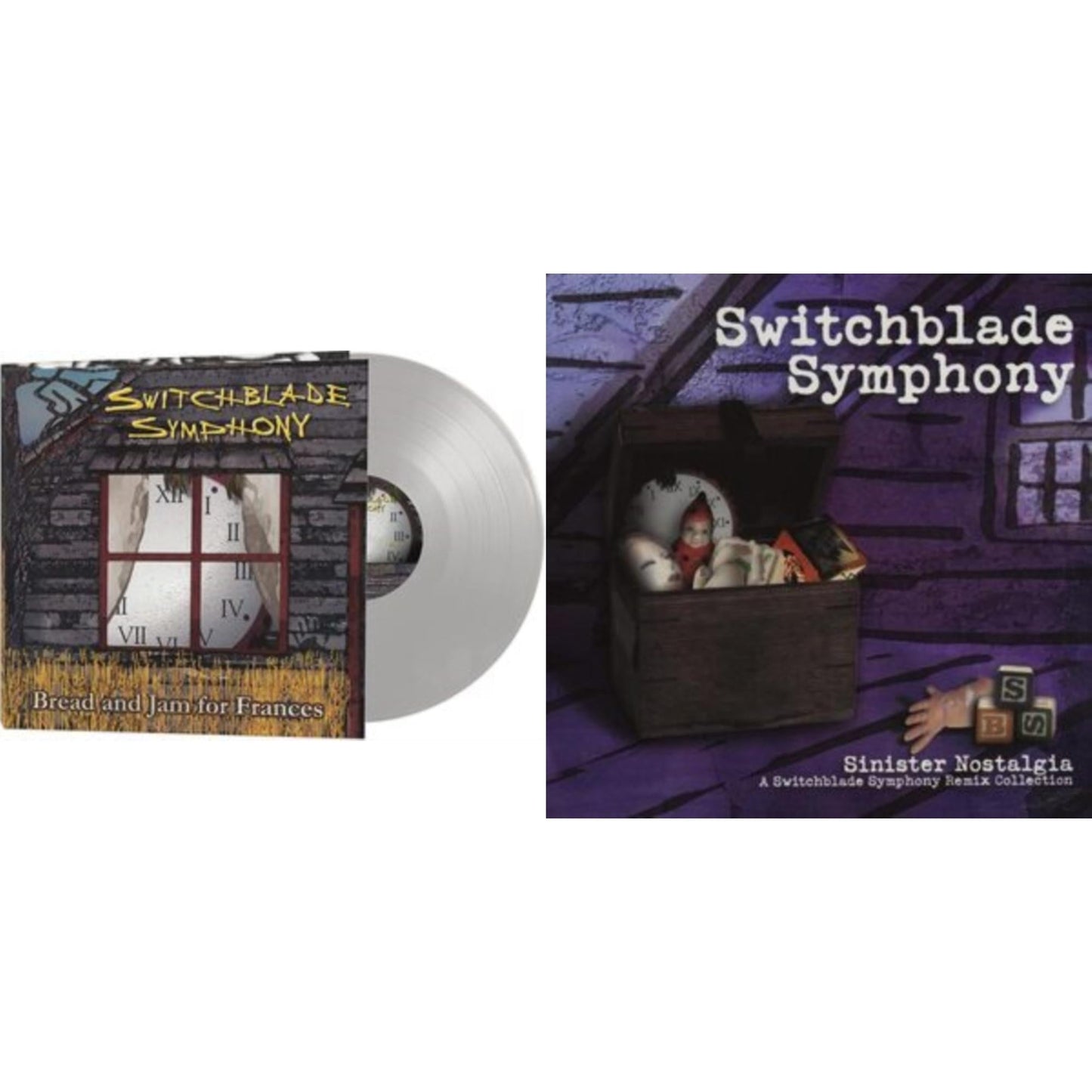 Switchblade Symphony - Bread And Jam For Frances (Silver LP Vinyl) & Sinister Nostalgia (Purple LP Vinyl)