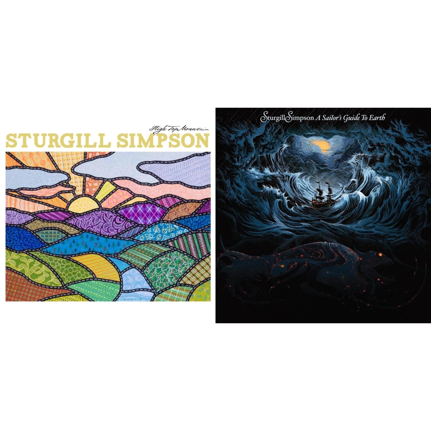 Sturgill Simpson - High Top Mountain & Sailor's Guide To Earth (Clear LP Vinyl)