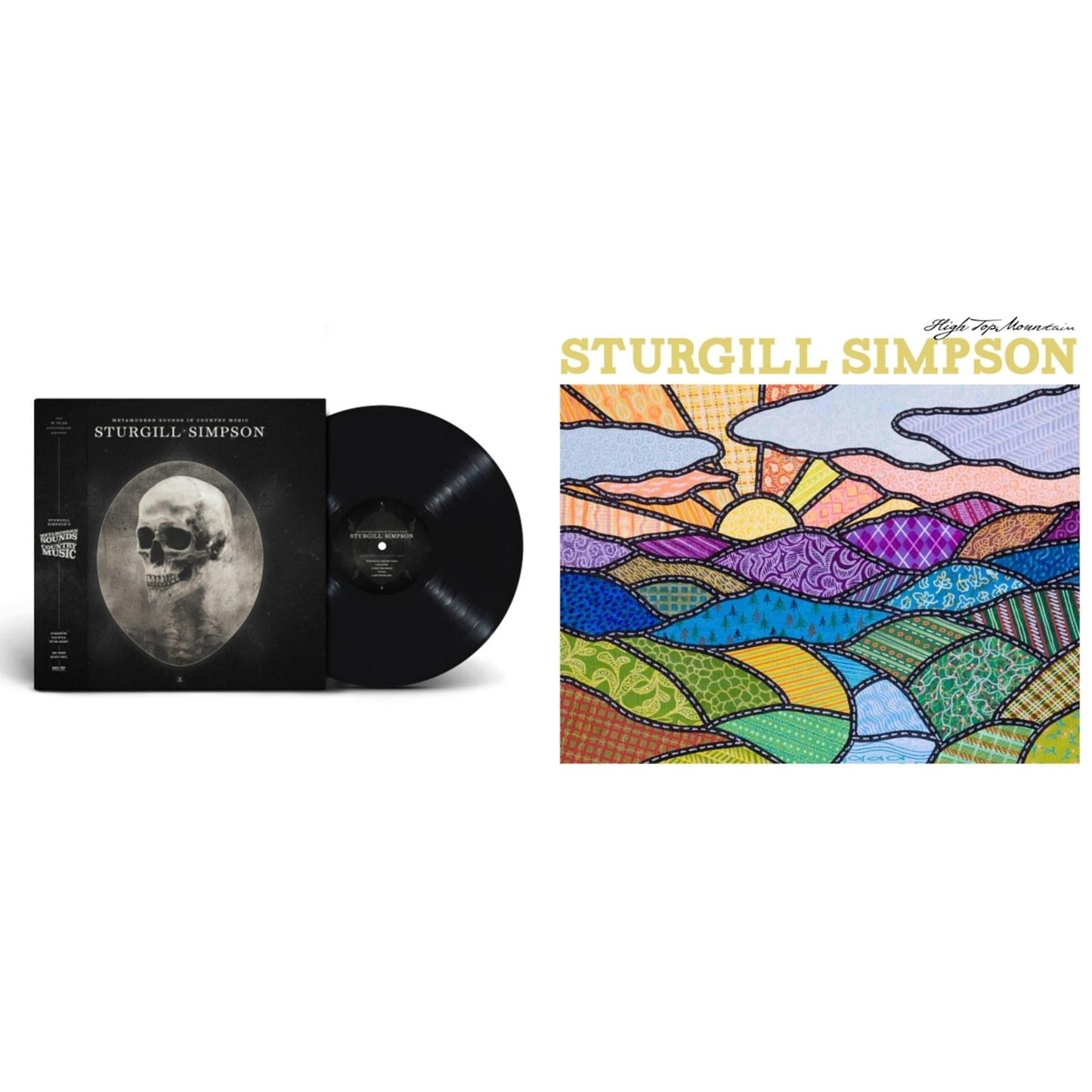 Sturgill Simpson - Metamodern Sounds In Country Music 10 Year Anniversary Edition (180G) & High Top Mountain - LP Vinyl Bundle