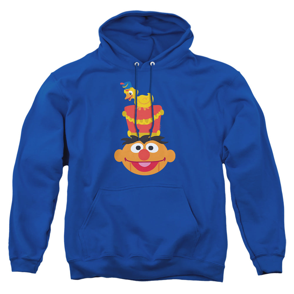 Sesame Street Christmas Nutcracker Ernie Mens Hoodie Royal Officially Licensed