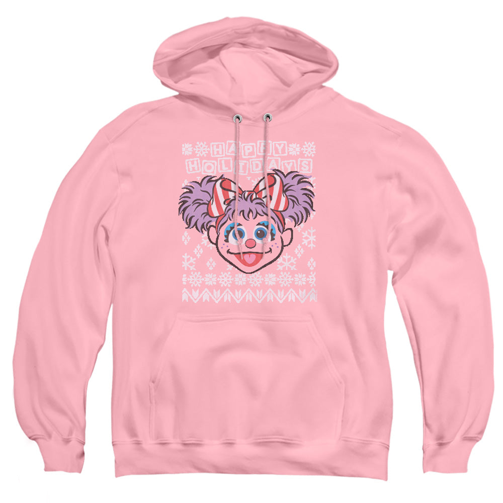 Sesame Street Abby Cadabby Ugly Christmas Mens Hoodie Pink Officially Licensed