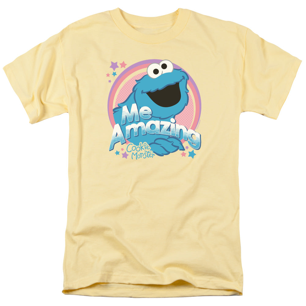 Sesame Street Cookie Monster Me Amazing Mens T Shirt Banana Officially Licensed