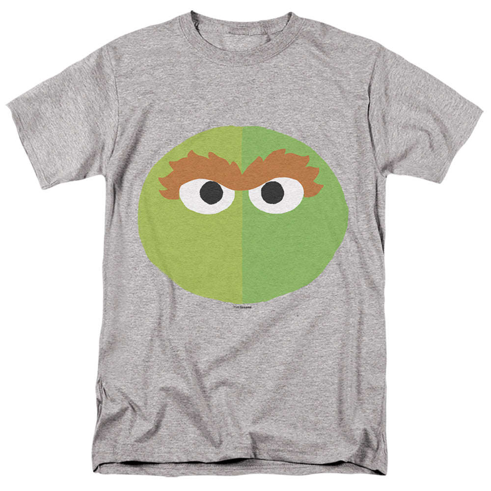 Sesame Street The Grouch Grimace Mens T Shirt Athletic Heather Officially Licensed