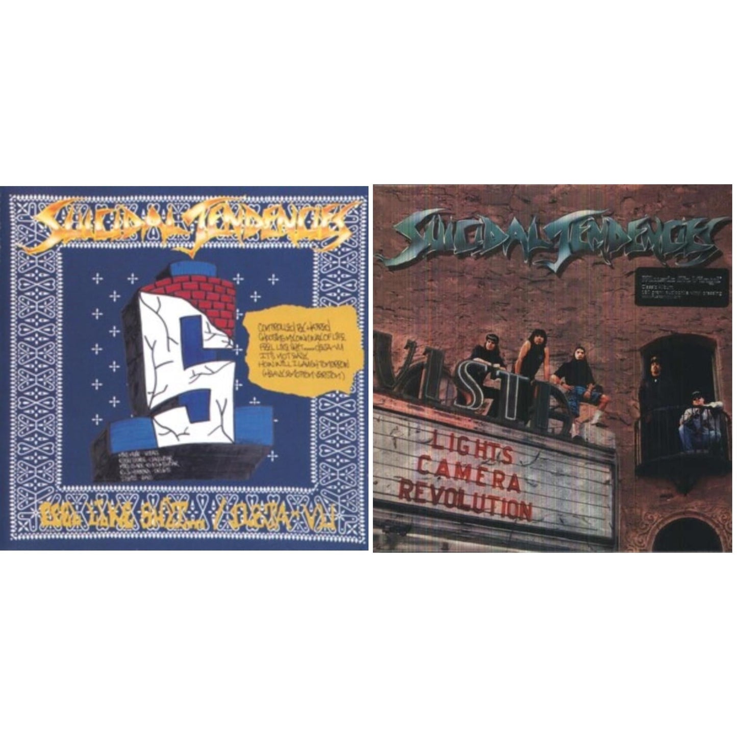 Suicidal Tendencies - Controlled By Hatred / Feel Like Shit...Deja Vu (Fruit Punch LP Vinyl) (I) & Lights Camera Revolution (180G)