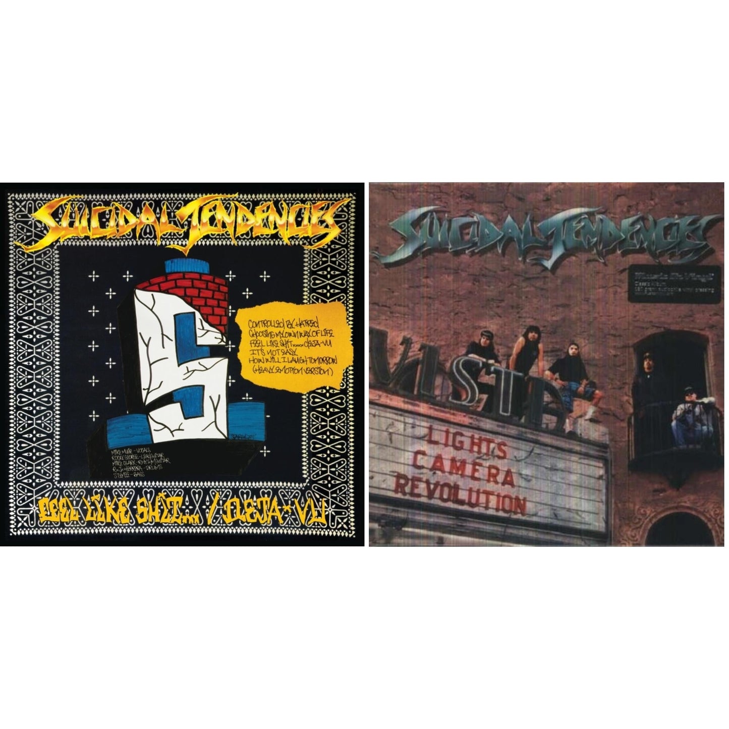 Suicidal Tendencies - Controlled By Hatred / Feel Like Shit...Deja Vu & Lights Camera Revolution (180G) - LP Vinyl Bundle