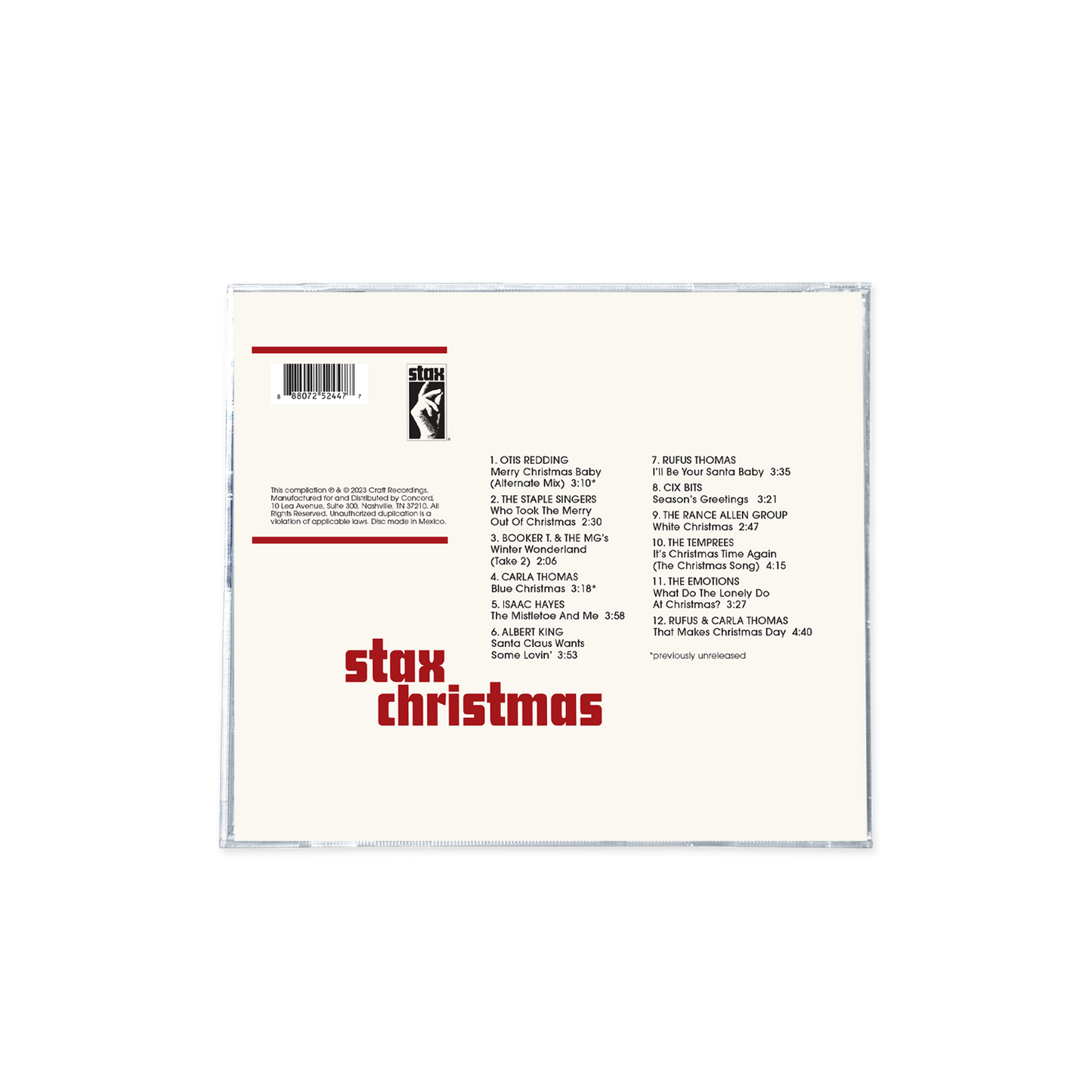 Stax Christmas - Music CD