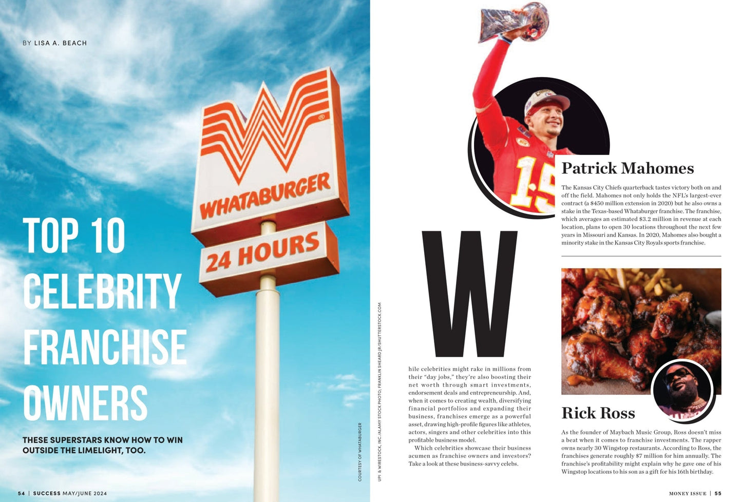 SUCCESS Magazine - May & June 2024: Tony Robbins Building Personal Wealth, 10 Celebrity-Owned Franchises, 50 Franchises To Own, Smart Investing, Negotiate Like A Pro, Net Worth, Entrepreneurs & More!