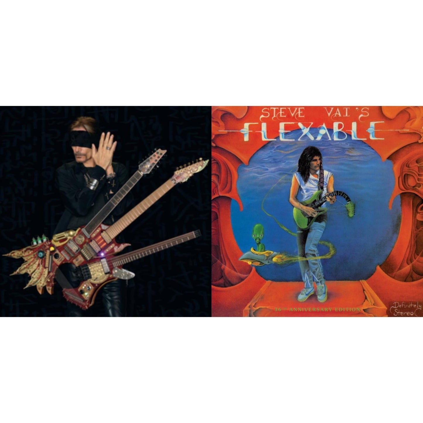 Steve Vai - Flex-Able (36Th Anniversary/Picture Disc) & Inviolate - LP Vinyl Bundle
