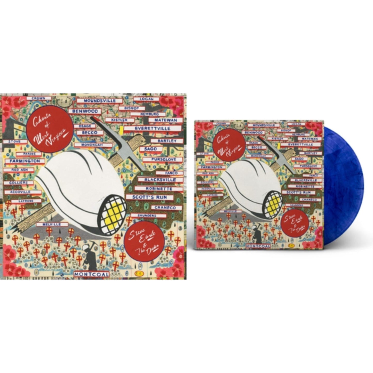 Steve & The Dukes Earle - Ghosts Of West Virginia (150G) & Ghosts Of West Virginia (Blue & Black Swirl Color LP Vinyl)