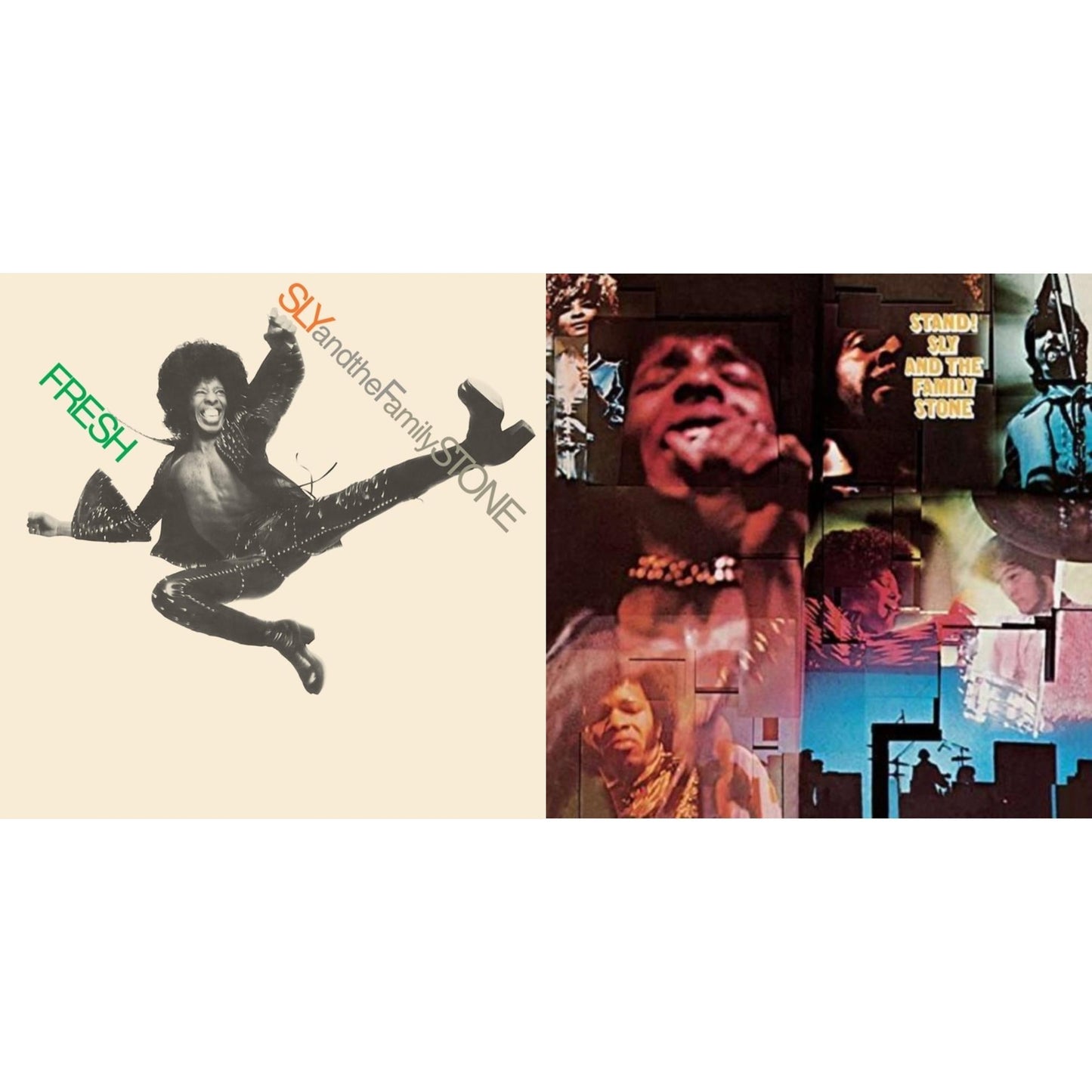 Sly & The Family Stone - Fresh (Neon Orange LP Vinyl/50Th Anniversary) (Rsd Essential) & Stand (180G)