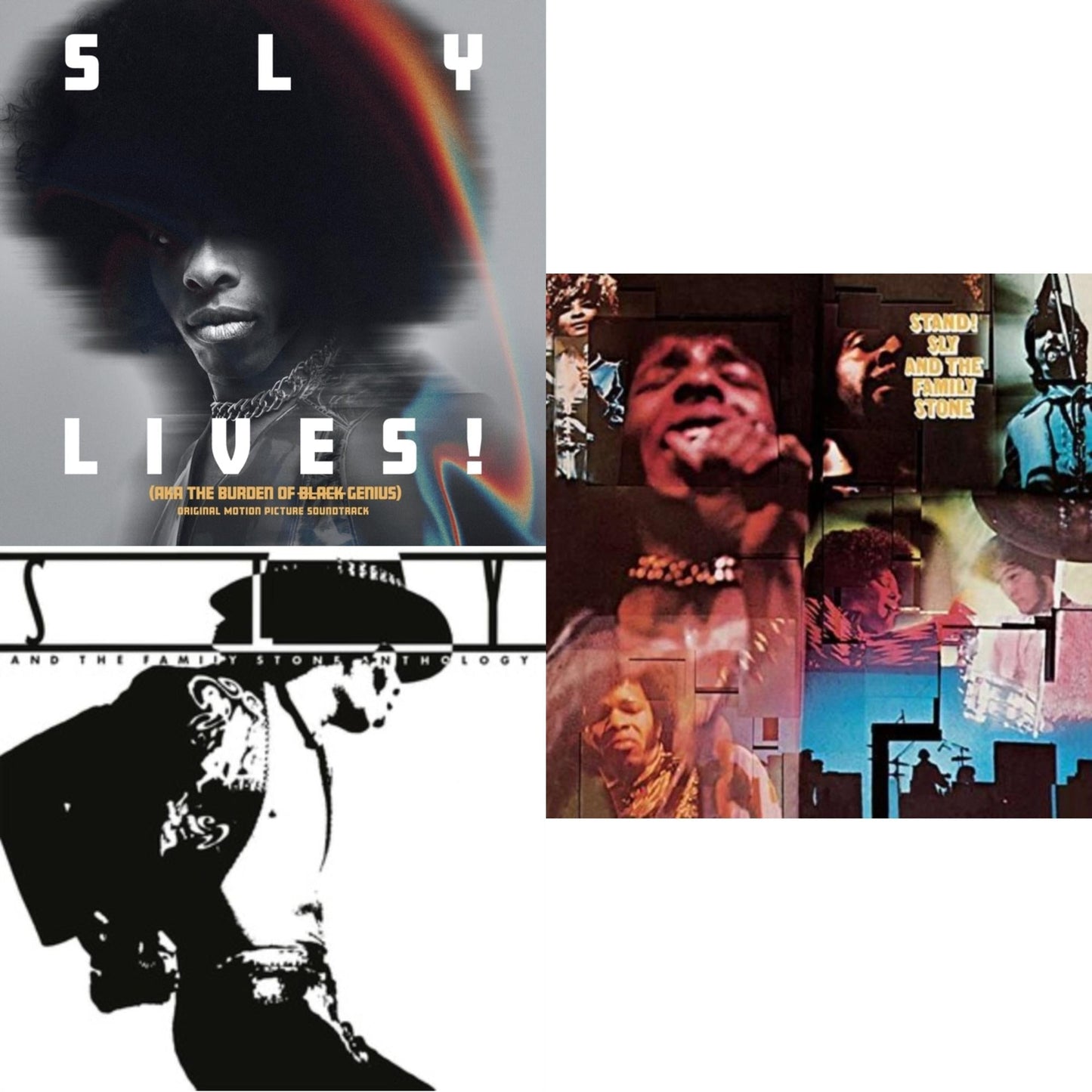 Sly & The Family Stone - Sly Lives! (Aka The Burden Of Black Genius) (Ost/2LP) & Anthology (2LP/Pink Vinyl/180G) & Stand (180G)
