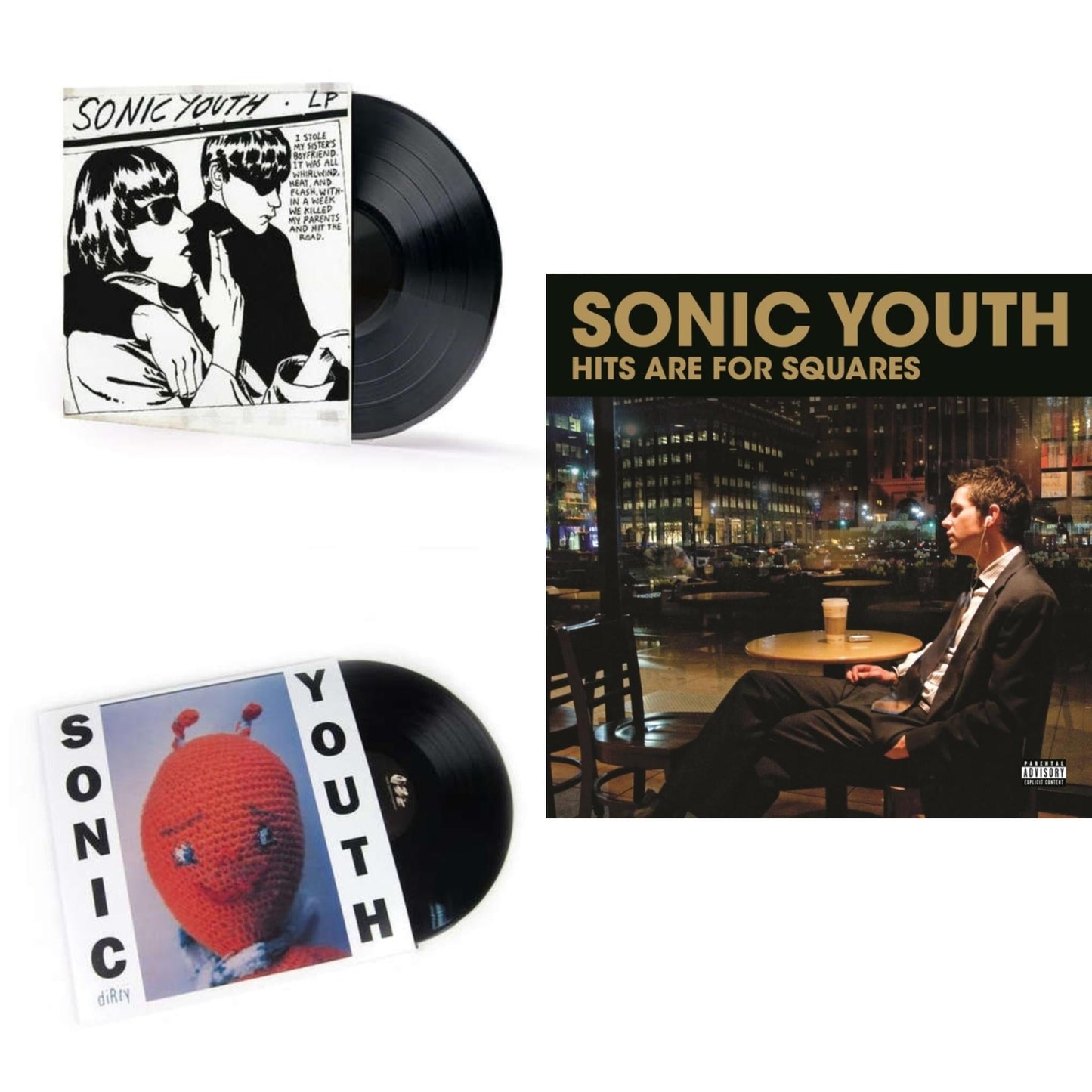 Sonic Youth - Hits Are For Squares (2LP) & Dirty & Goo