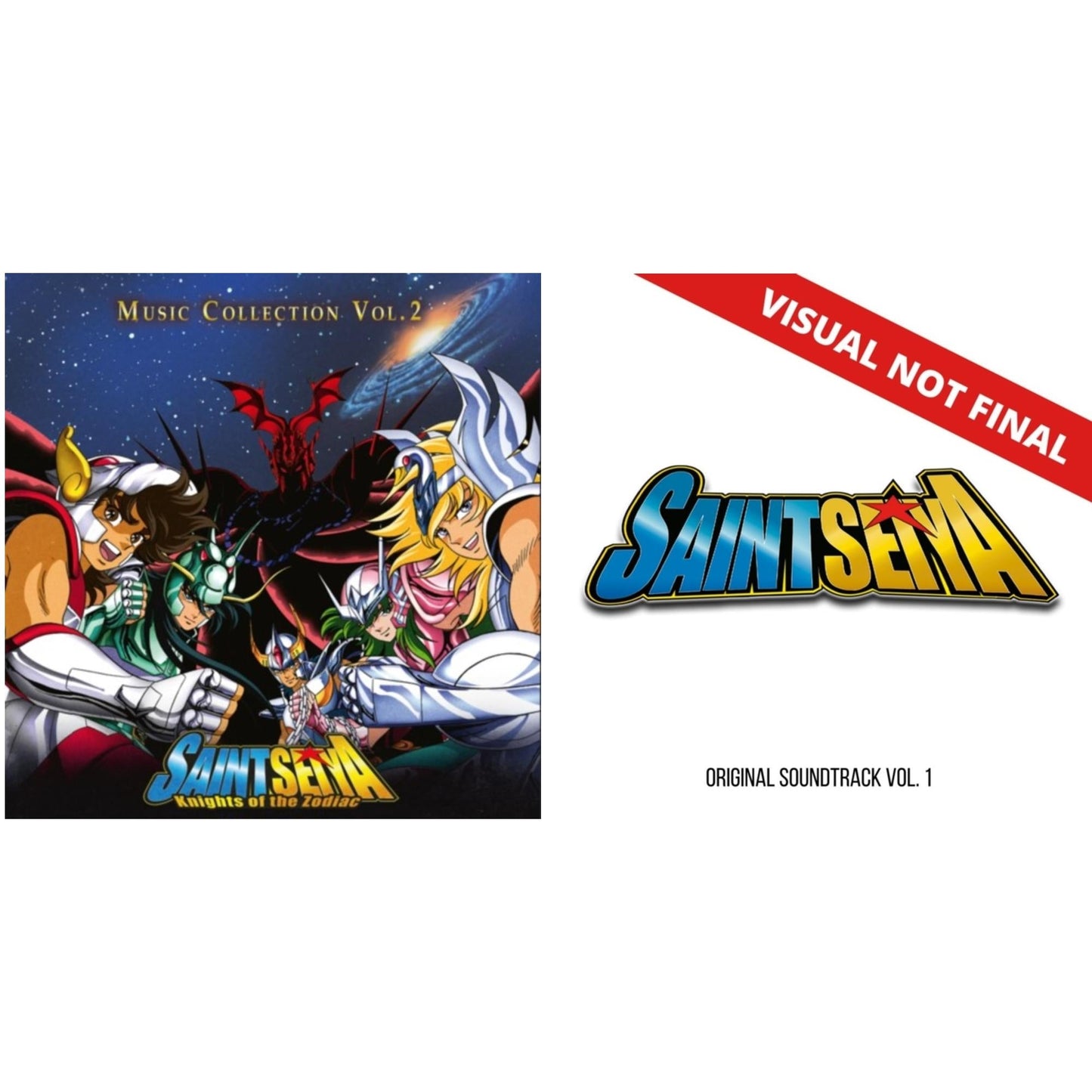 Seiji Yokoyama - Saint Seiya: Knights Of The Zodiac (Volume 2) Ost (Blue Marbled Vinyl/2LP) & Saint Seiya
