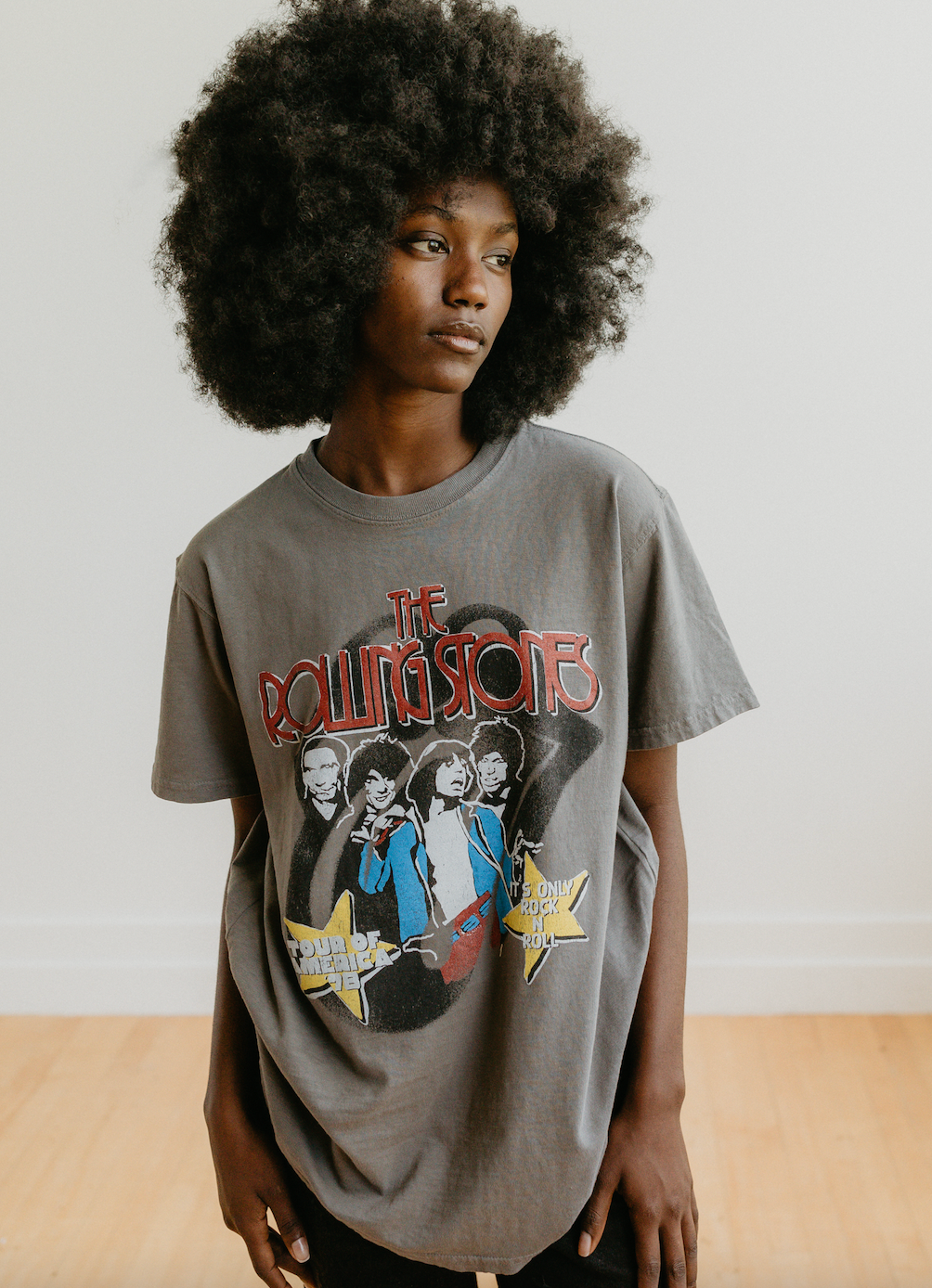 The Rolling Stones Tour of America 78 Womens Tee Shirt