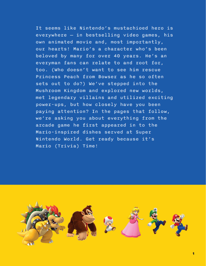 Super Mario Bros - Trivia: Test Your Knowledge Of The Iconic Hero For Over 40 Years, The Creator Of Mario, Collectible Posters Inside, Mario's Origin Story, Adventure, Super Mario Bros Movie & More!