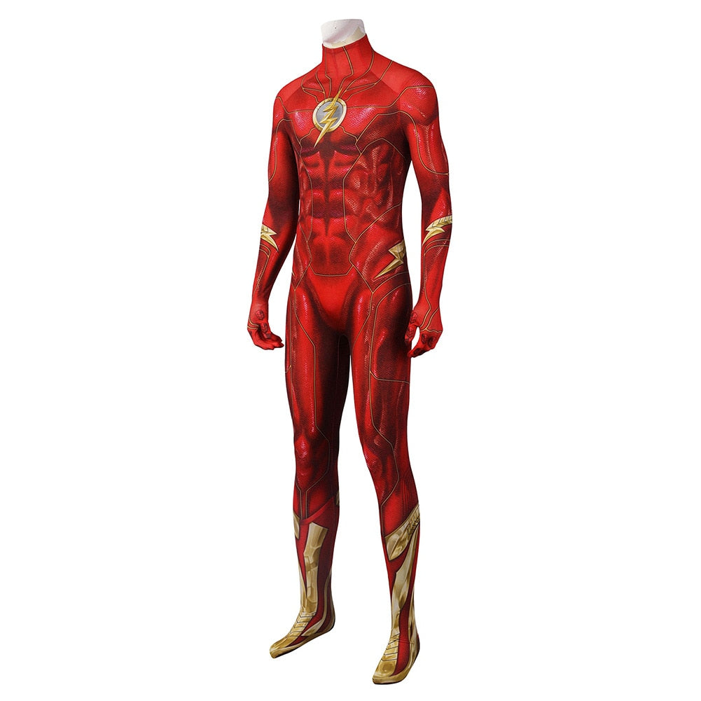 Flash Barry Allen Cosplay Jumpsuit Costume