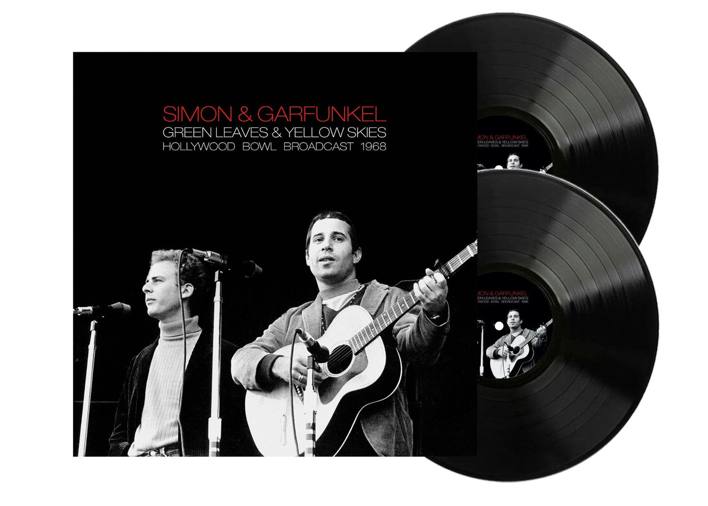 Simon & Garfunkel - Green Leaves And Yellow Skies: Hollywood Bowl 1968 (Limited Edition, Black Vinyl, 2 LP) Vinyl Record