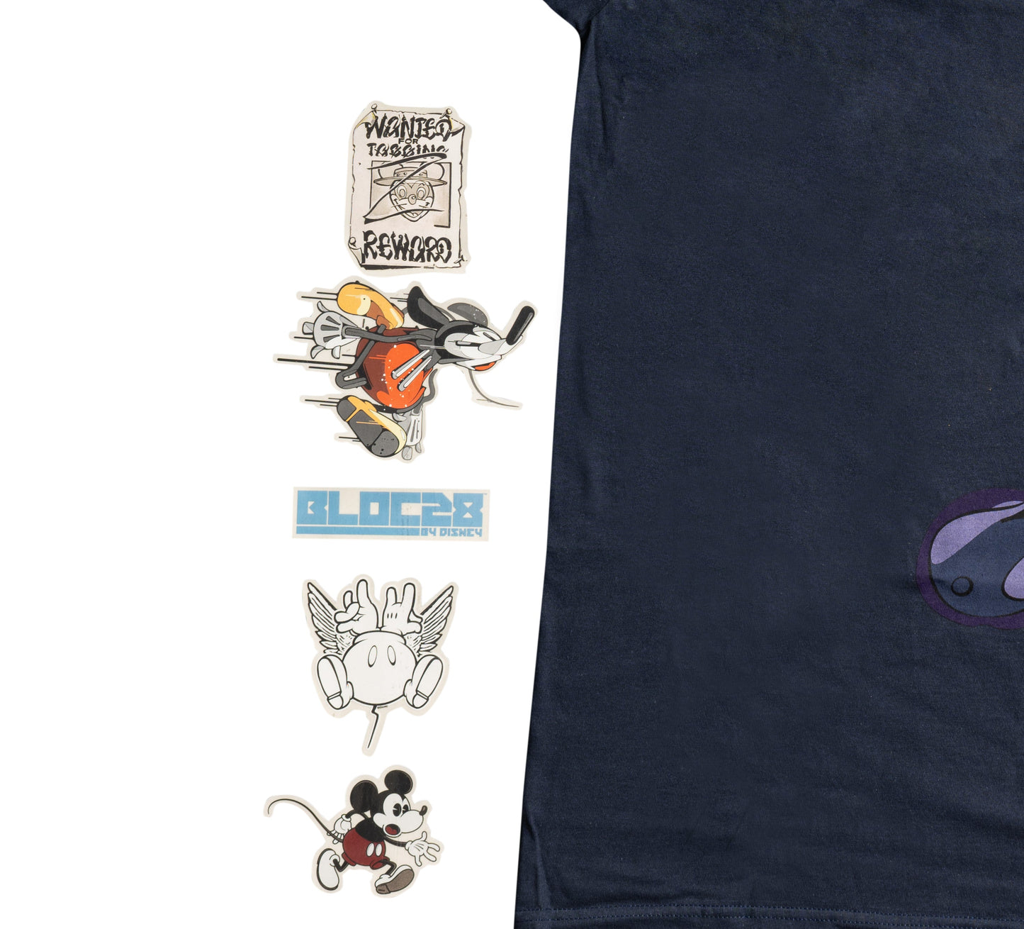 Adult Disney Art BLOC28 Artist Series 2 Mickey Mouse Street Graffiti T Shirt