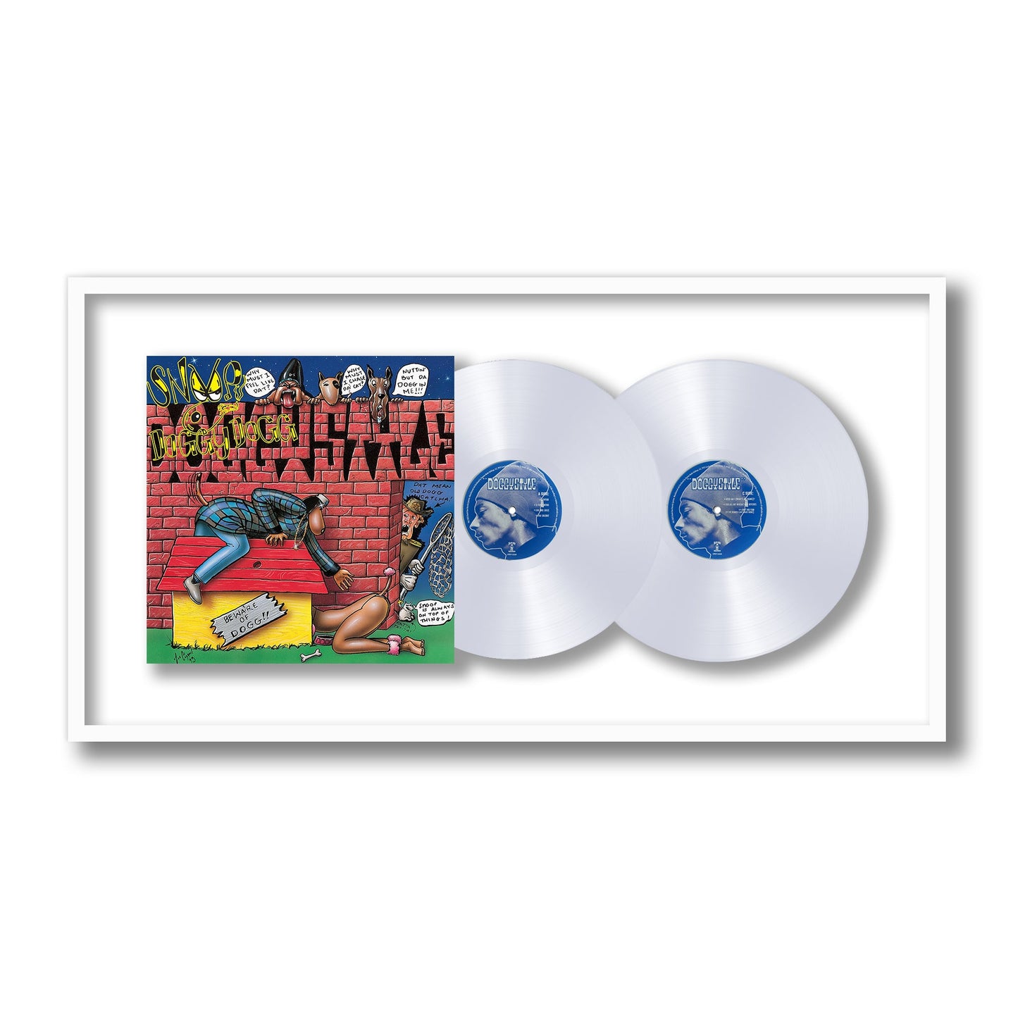 Snoop Dogg Doggystyle Limited Edition Clear Vinyl Framed Vinyl Record