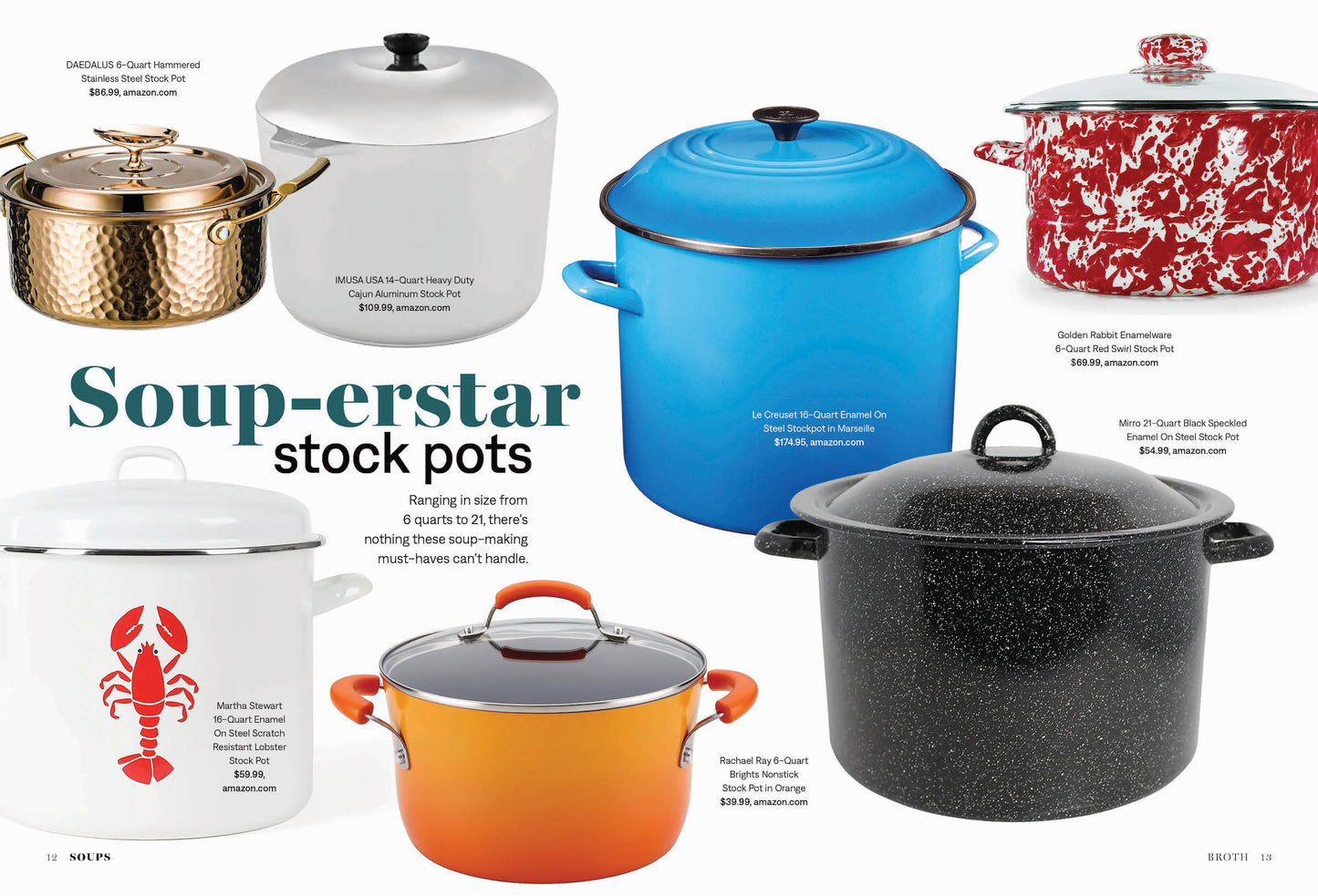 Soups - 50+ Top-Rated Recipes: Warm Winter Meals, Homemade Bone Broth, Quick + Easy Slow-Cooker Dishes, Stock Pots, Nutritious Veggie Stews, Hearty Beef, Noodles, Tortellini & Culinary Comforts!