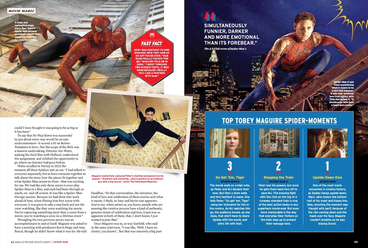 Hollywood Spotlight - The Ultimate Guide to Spider-Man: The Spider-Verse, All the Movies, TV Shows, Comics, Behind the Scenes Secrets, Plus What's Next for the World's Favorite Web-Slinger