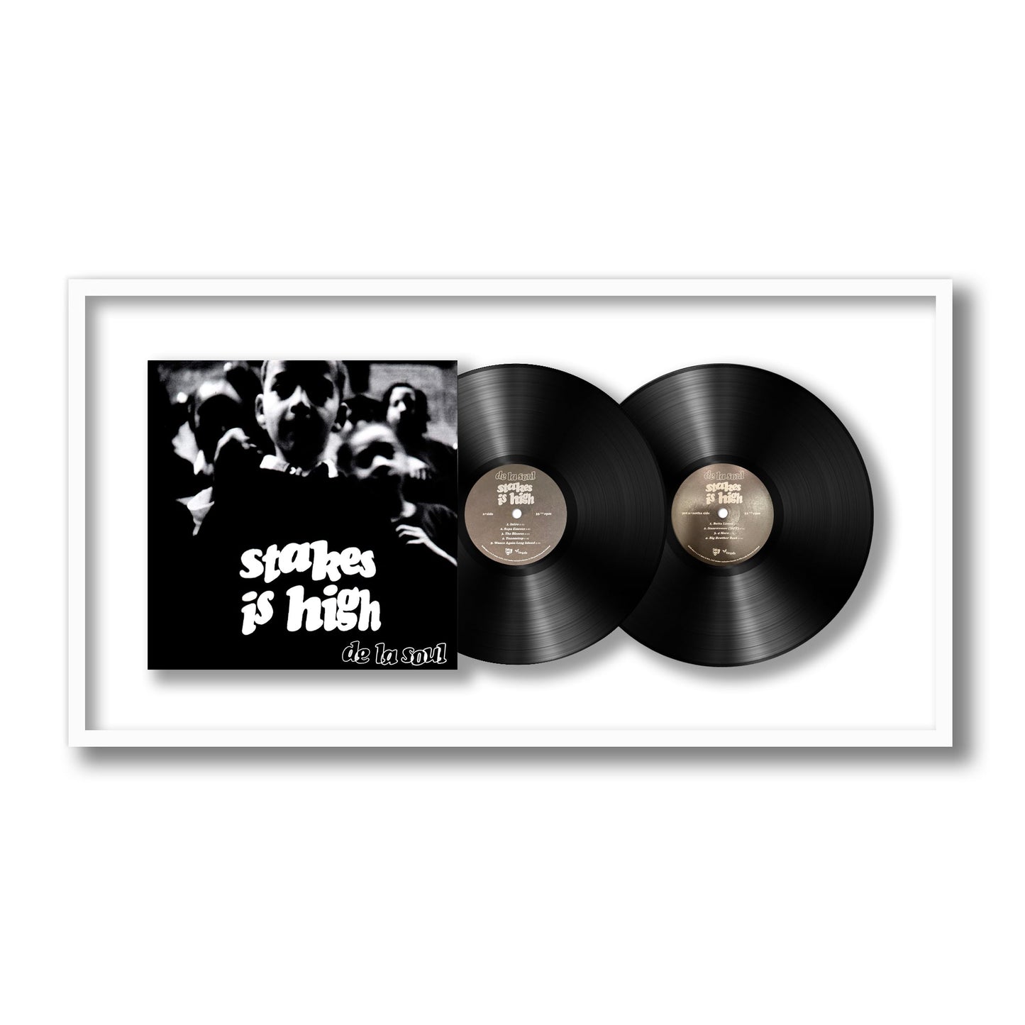 De La Soul Stakes Is High Framed Vinyl Record