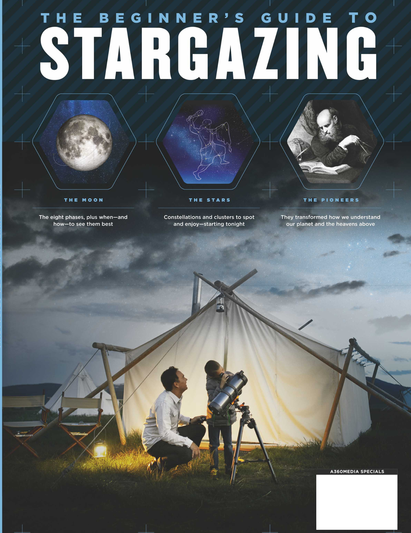 Stargazing - The Beginners Guide: Constellations & Clusters, The Eight Phases Of The Moon, The Pioneers That Transformed How We Understand Our Planet & Heavens Above