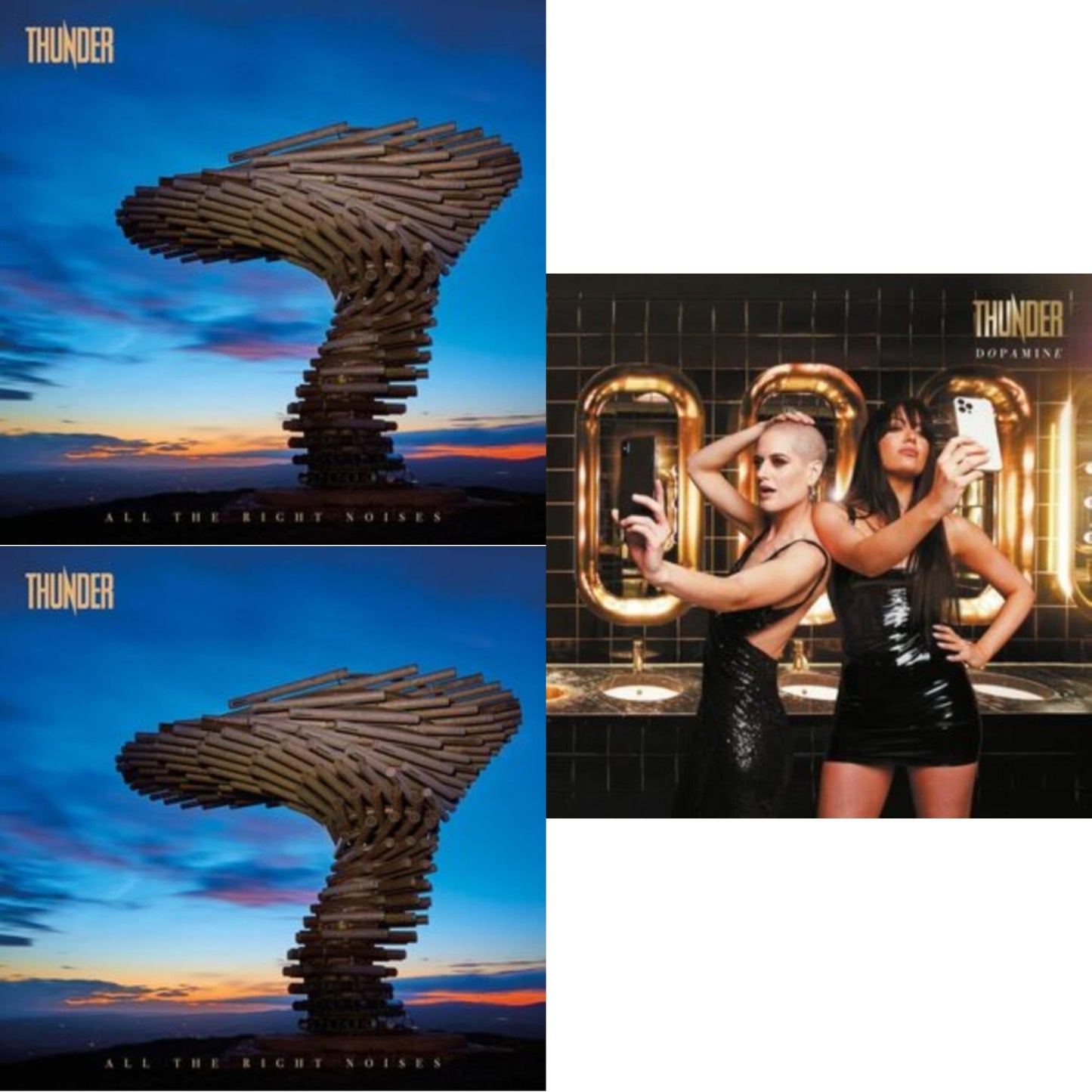 Thunder - All The Right Noises & All The Right Noises (2LP) & Dopamine (2LP/Color Vinyl)