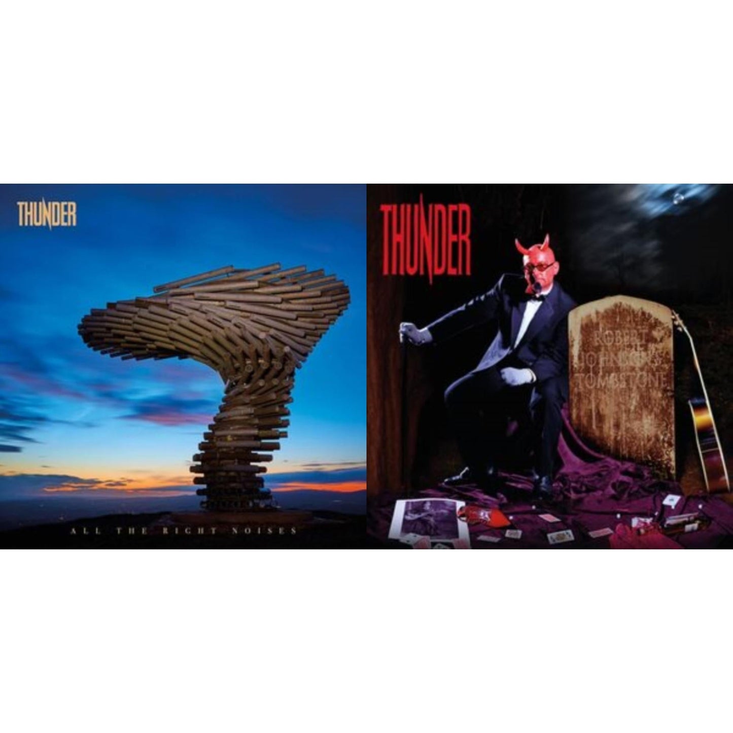 Thunder - All The Right Noises (2LP) & Robert Johnson's Tombstone (2LP)