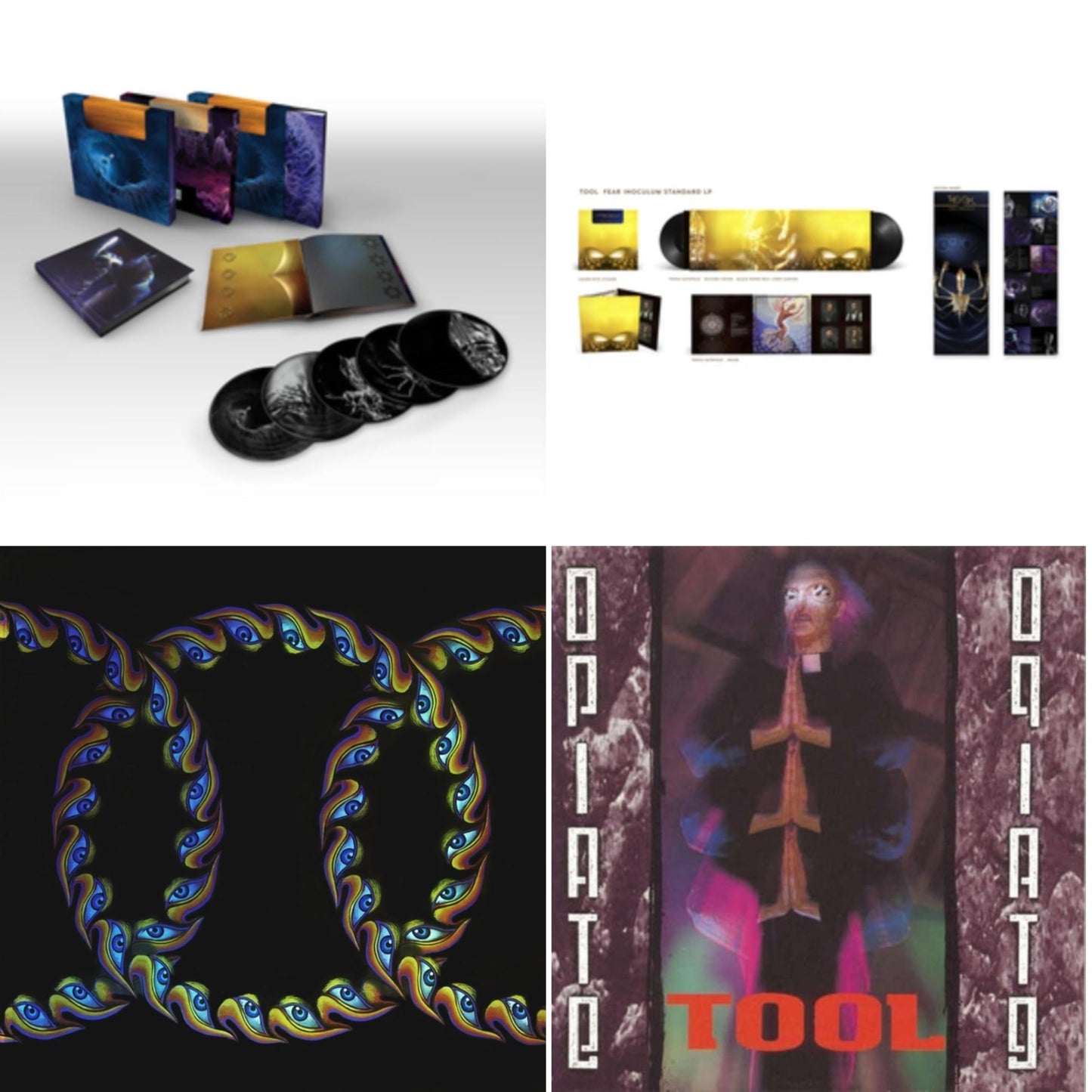 Tool - Fear Inoculum (Le) (Limited/180G/5LP/Etching Side) & Fear Inoculum (3LP/180G) & Lateralus (2LP/Picture Disc/4 Different Images/Holographic Gatefold) & Opiate Ep