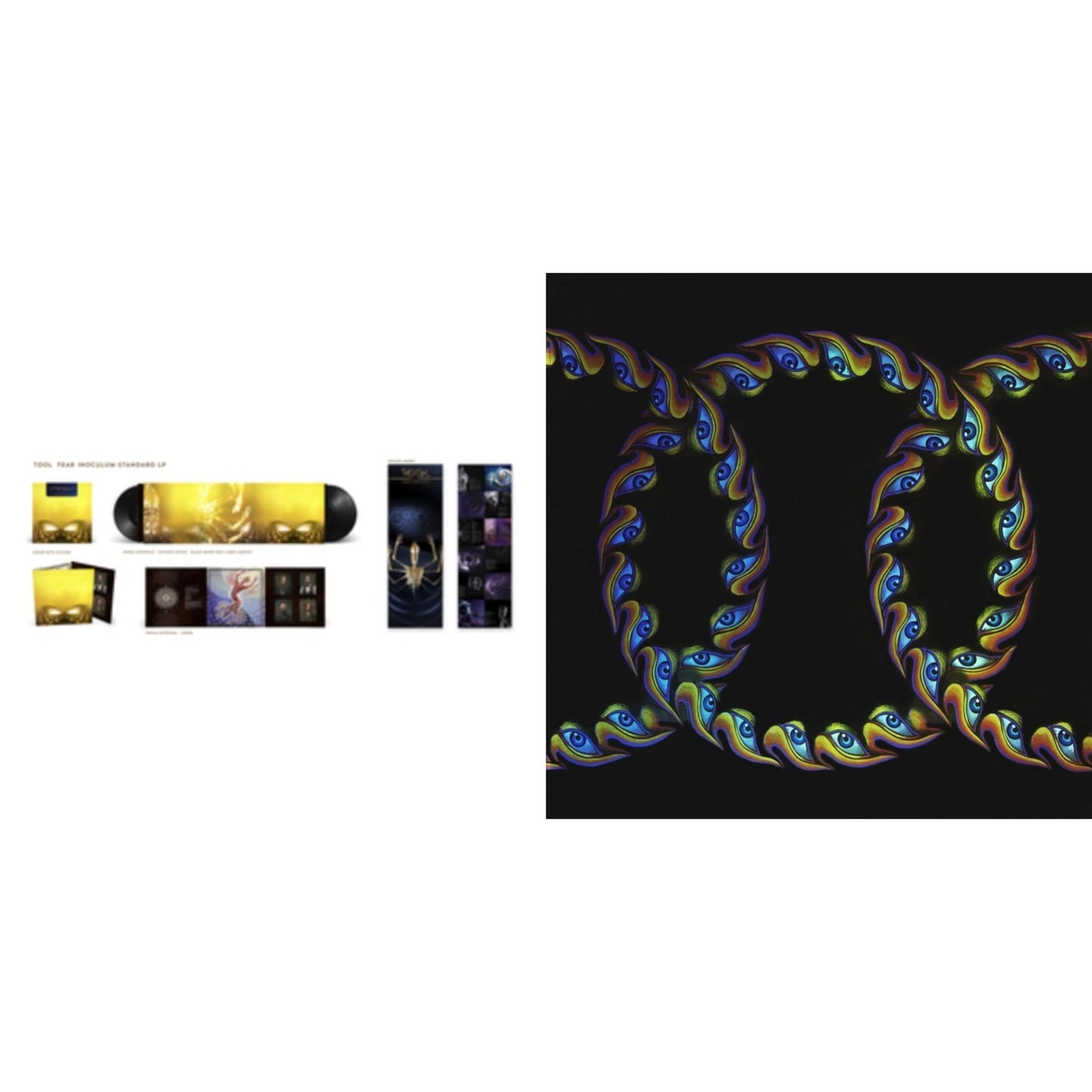 Tool - Fear Inoculum (3LP/180G) & Lateralus (2LP/Picture Disc/4 Different Images/Holographic Gatefold)