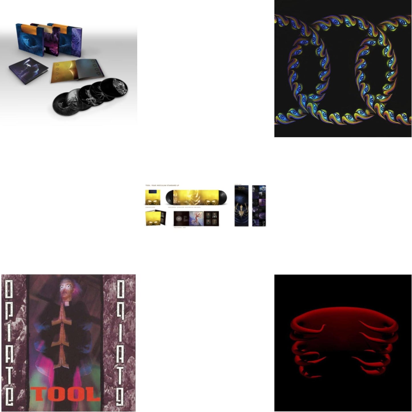 Tool - Fear Inoculum (Le) (Limited/180G/5LP/Etching Side) & Opiate Ep & Fear Inoculum (3LP/180G) & Lateralus (2LP/Picture Disc/4 Different Images/Holographic Gatefold) & Undertow