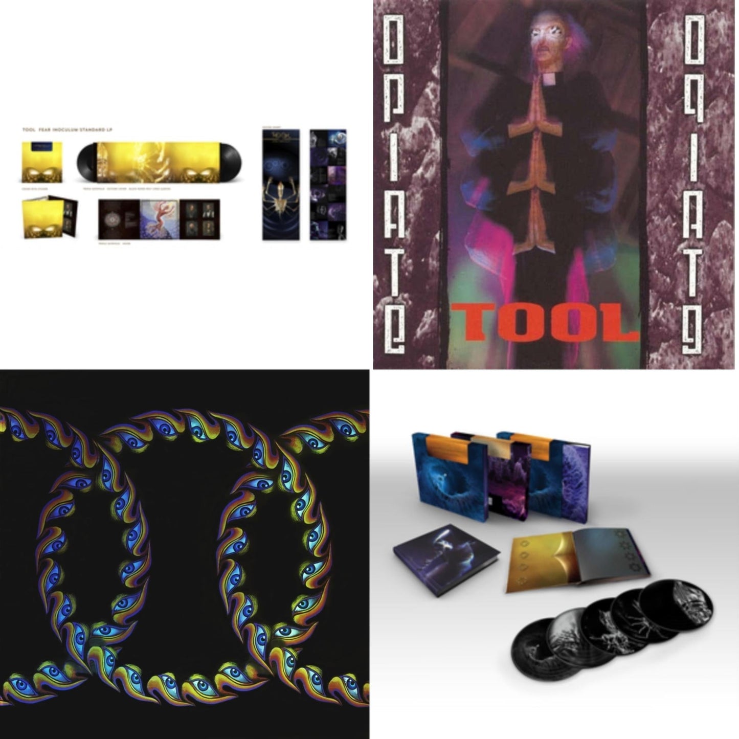 Tool - Fear Inoculum (3LP/180G) & Opiate Ep & Lateralus (2LP/Picture Disc/4 Different Images/Holographic Gatefold) & Fear Inoculum (Le) (Limited/180G/5LP/Etching Side)