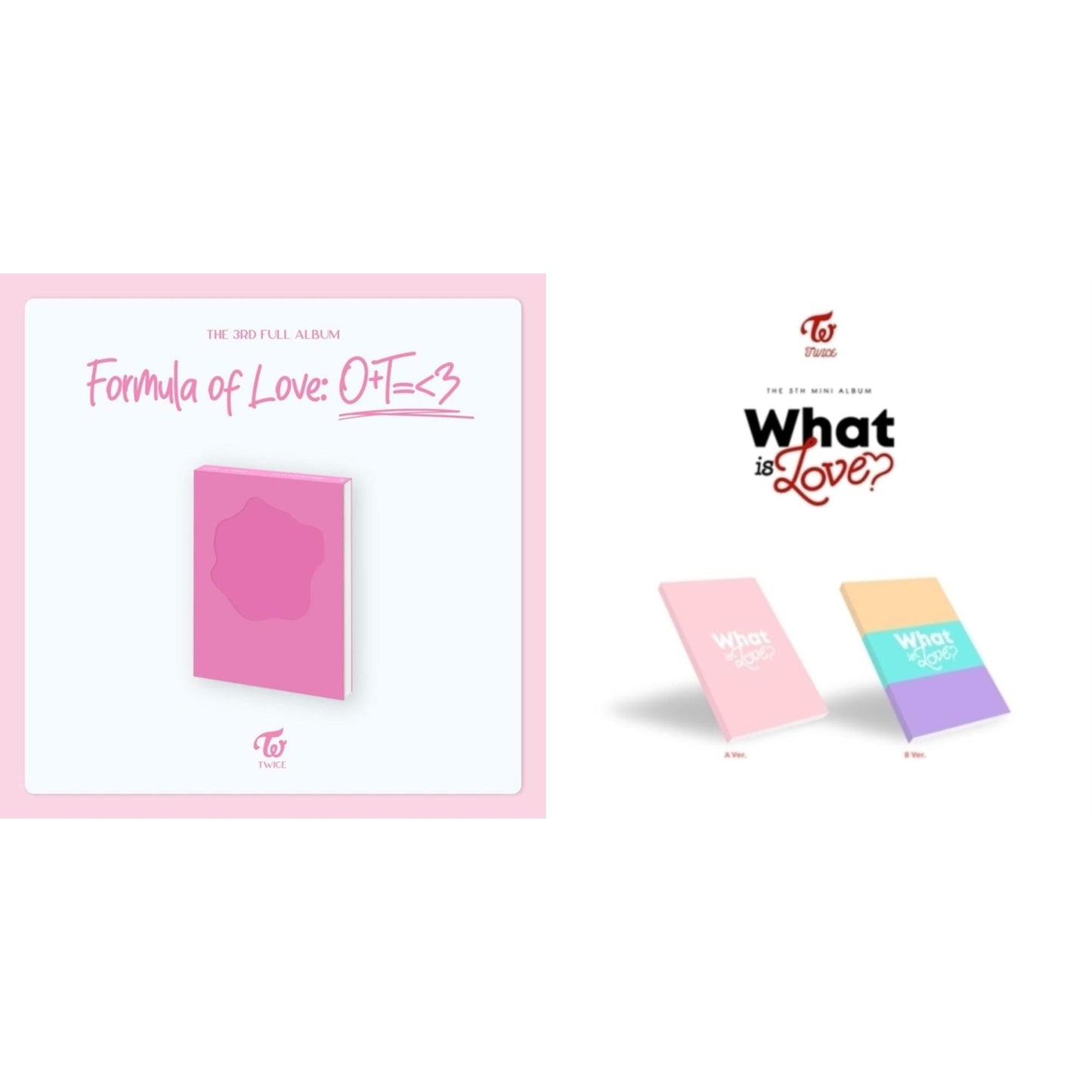 Twice - Formula Of Love: O+T=<3 (Explosion Ver.) & What Is Love? - CD Bundle