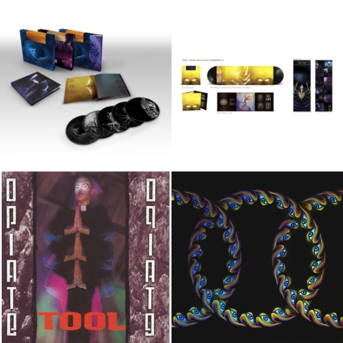Tool - Fear Inoculum (Le) (Limited/180G/5LP/Etching Side) & Fear Inoculum (3LP/180G) & Opiate Ep & Lateralus (2LP/Picture Disc/4 Different Images/Holographic Gatefold)