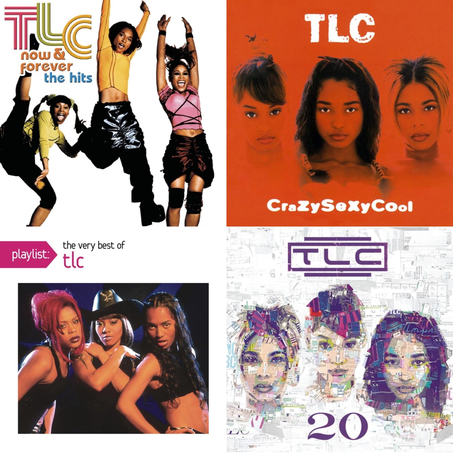 Tlc - Now & Forever - Hits & Crazysexyfool & Playlist: Very Best Of Tlc & 20 - CD Bundle