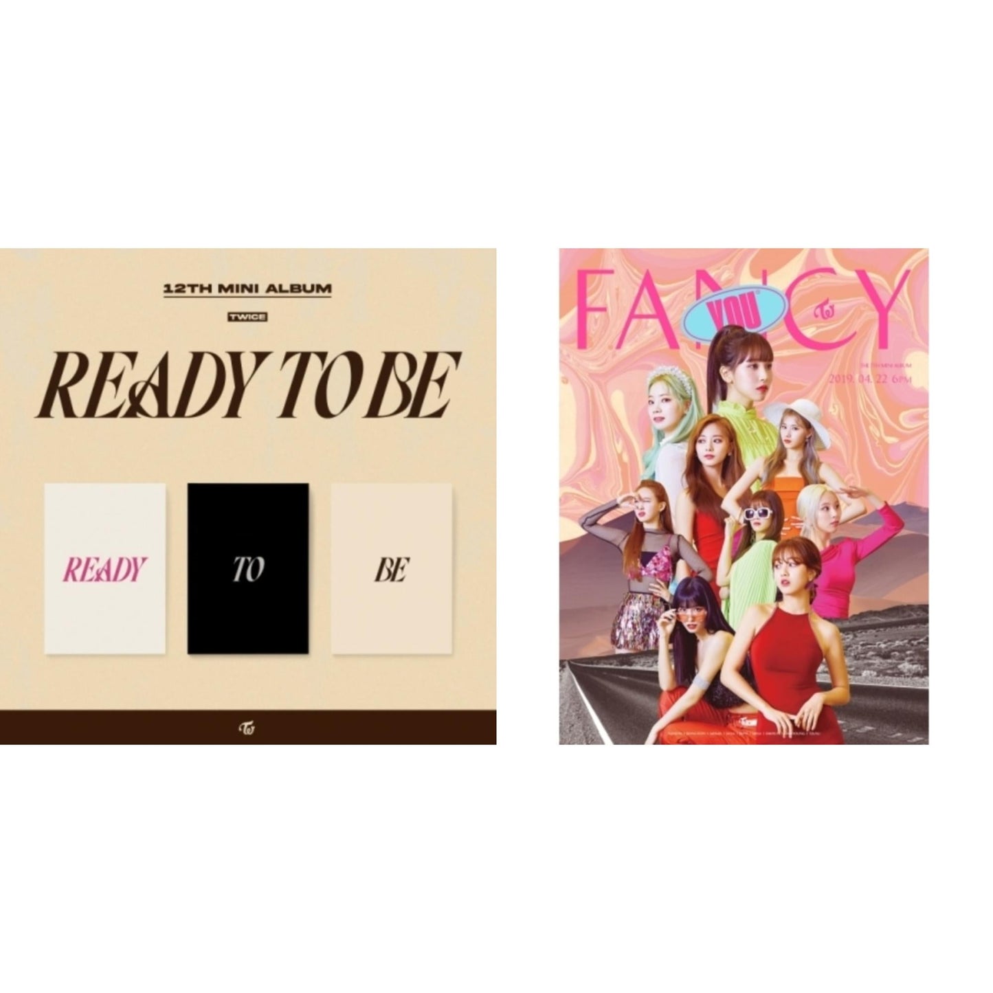 Twice - Fancy You (7Th Album) & Ready To Be (12Th Mini Album) - CD Bundle