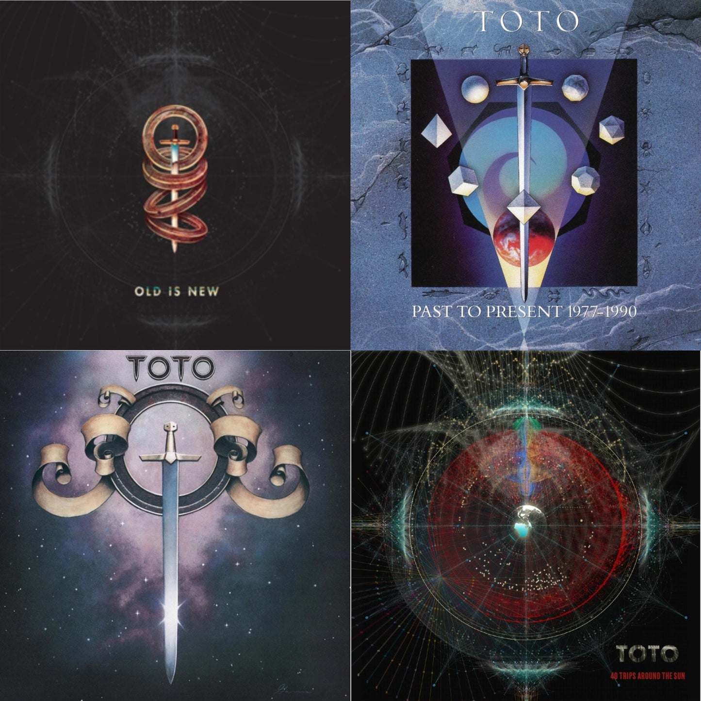 Toto - Old Is New & Toto Past To Present 1977 - 1990 & Toto & 40 Trips Around The Sun: Greatest Hits - CD Bundle