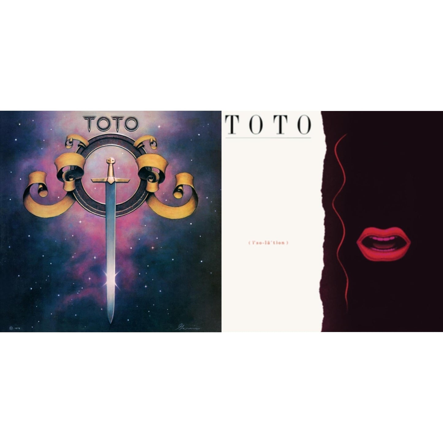Toto - Toto (140G/Dl Insert) & Isolation - LP Vinyl Bundle