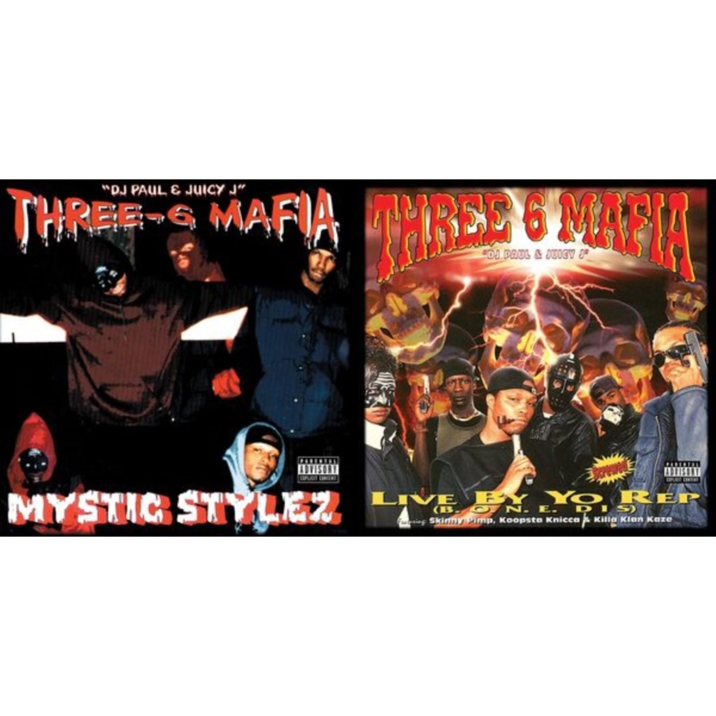 Three 6 Mafia - Mystic Stylez (20Th Anniversary) (Red LP Vinyl/Limited Edition) & Live By Yo Rep