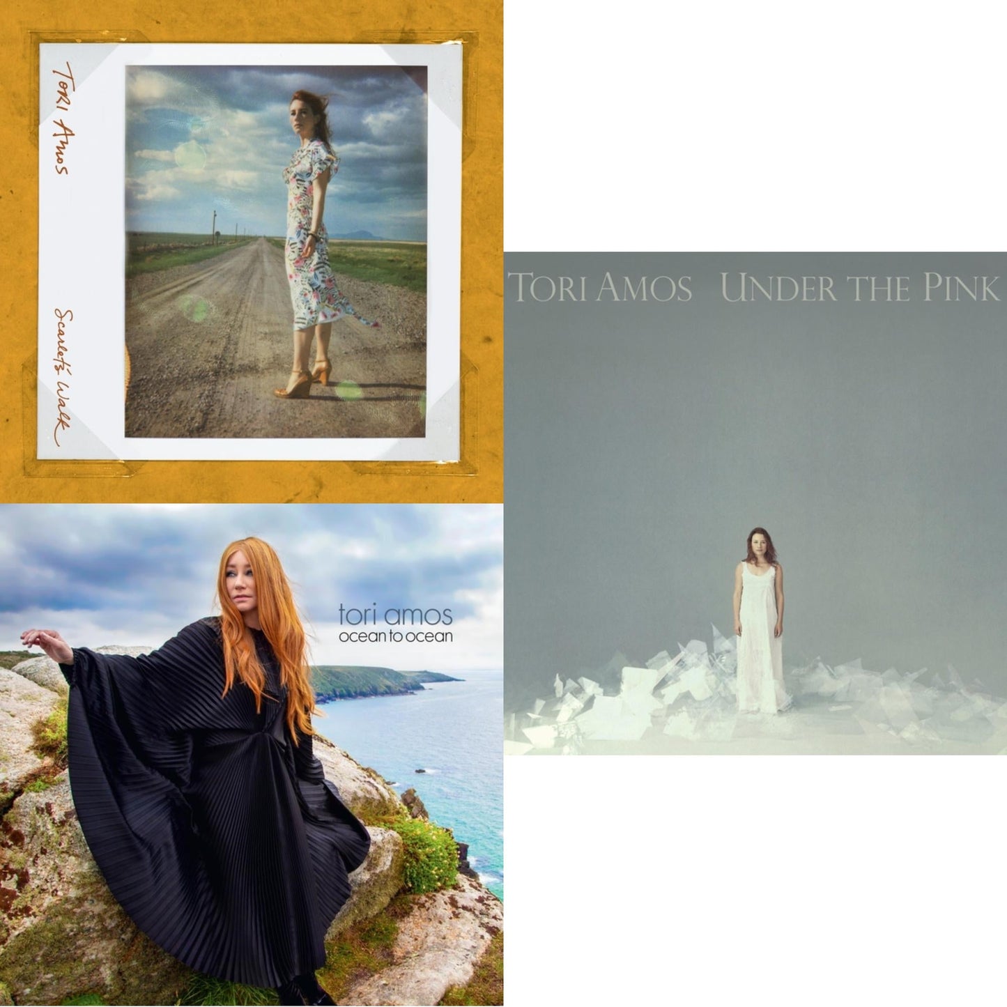 Tori Amos - Scarlet's Walk (2LP) & Ocean To Ocean (2LP) & Under The Pink (2LP)
