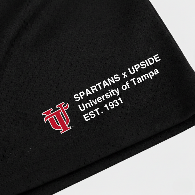 Tampa Spartans x Upside Mesh Shorts Black